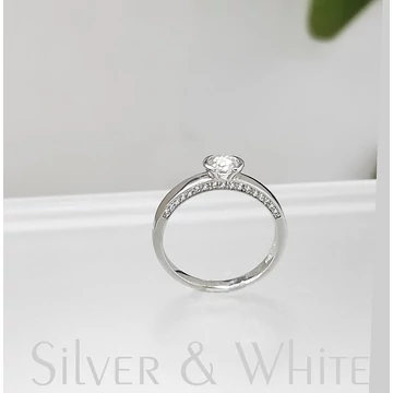 Ezüst Rebeka gyűrű 56