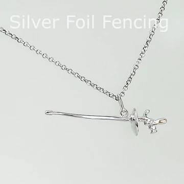 Ezüst tőr női nyaklánc