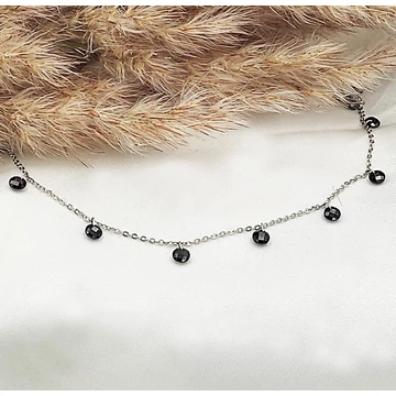 Felicita fekete swarovski nyaklánc