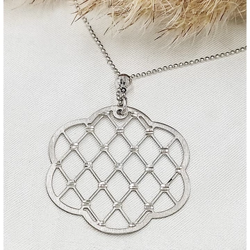 Marléne ezüst virág nyaklánc