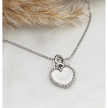 Ezüst pöttyös Vera nyaklánc