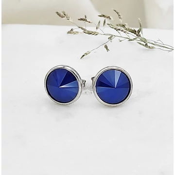 Nicci kék swarovski és ezüst fülbevaló