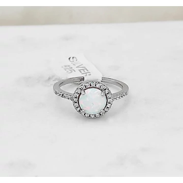Fehér opál Lorett gyűrű 56, 54, 52