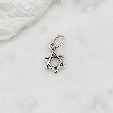 Ezüst Dávid csillag medál