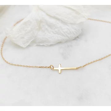 Julietta arany kis kereszt nyaklánc