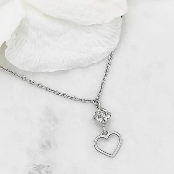 Noelina swarovski és ezüst nyaklánc