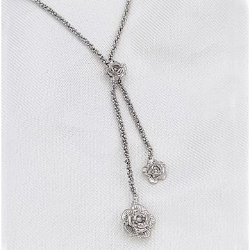Ezüst Rózsa nyaklánc