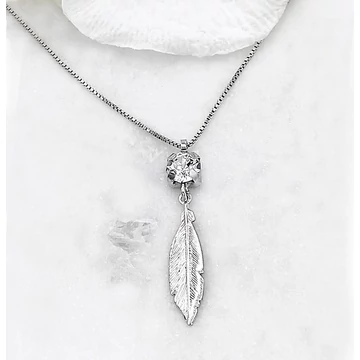 Ezüst Jelena nyaklánc