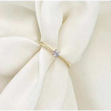 Arany Clarice soliter gyűrű 