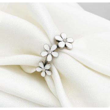 Százszorszépek virág ezüst gyűrű