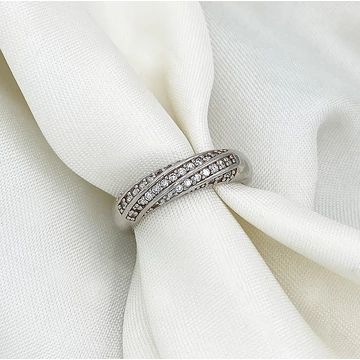 Tabilla ezüst gyűrű 51