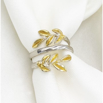 Kalamata aranyozott olajág gyűrű