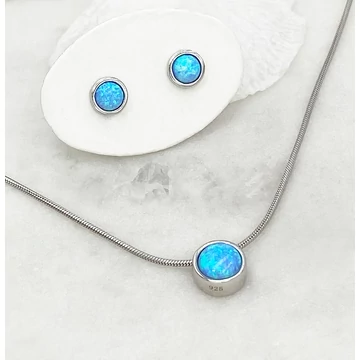 Luciana kék opál és ezüst kollekció
