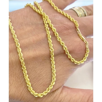 Arany fonott walles nyaklánc