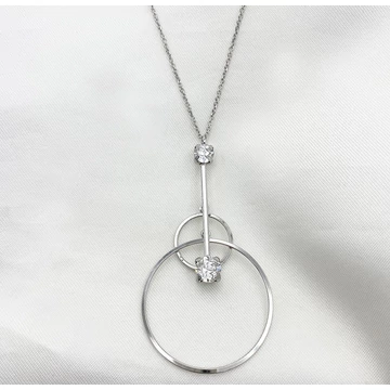 Claudina ezüst és swarovski nyaklánc