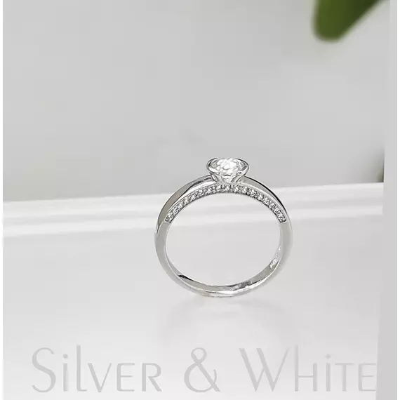 Ezüst Rebeka gyűrű 54, 56