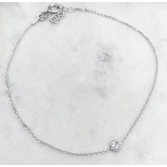 Grotta ezüst és swarovski bokalánc