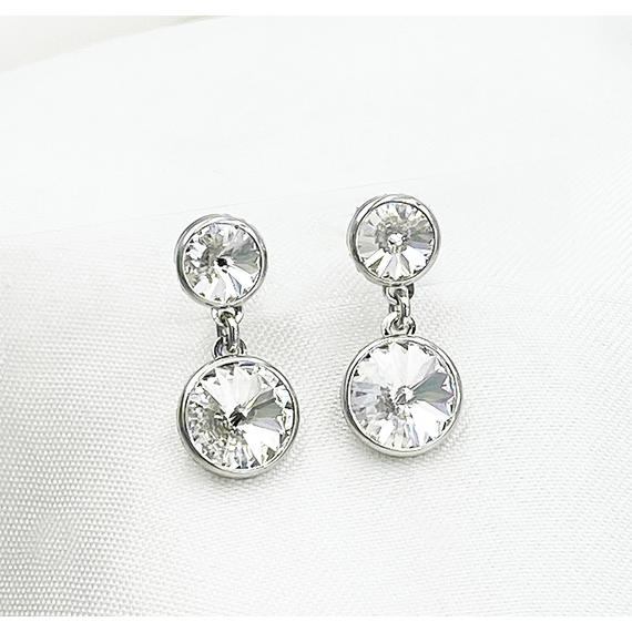 Kirilla swarovski és ezüst fülbevaló