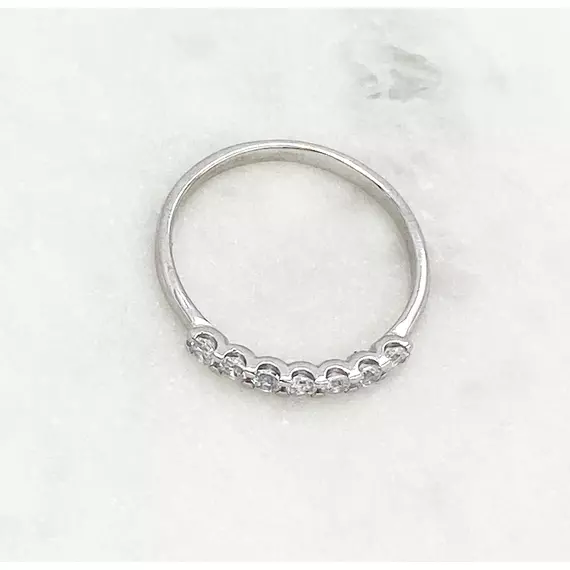 Ninetta fehér arany gyűrű 