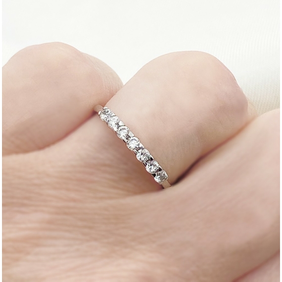 Ninetta fehérarany gyűrű 