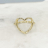 Kép 3/5 - Arany Heart gyűrű 56