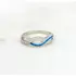 Kép 2/3 - Lamia ezüst és kék opál gyűrű 51