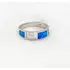 Kép 2/3 - Petani ezüst és kék opál gyűrű 54