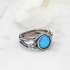 Kép 3/4 - Ayla izraeli kék opál gyűrű