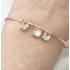 Kép 3/3 - Genevra milk swarovski és rozéarany karkötő