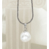 Kép 1/3 - Athena barokk gyöngy és ezüst nyaklánc