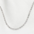 Kép 1/2 - Ginett csillogó ezüst nyaklánc